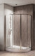 Миниатюра изображения товара Душевой уголок BelBagno DUE-RH-2-100/80-C-Cr