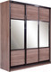 Миниатюра изображения товара Шкаф-купе Евва 24 TTG.01 / АЭП ШК.3 01 (трюфель/венге глянец)