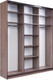 Миниатюра изображения товара Шкаф-купе Евва 24 TTG.01 / АЭП ШК.3 01 (трюфель/венге глянец)