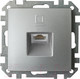 Миниатюра изображения товара Розетка Bylectrica Стиль РК18-007 (серебристый)
