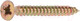 Миниатюра изображения товара Шуруп Starfix Универсальный 4.5x45 / SMC3-30425-500 (500шт, желтый цинк)
