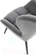 Миниатюра изображения товара Кресло мягкое Halmar Tyrion (серый/черный)