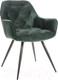 Миниатюра изображения товара Стул Signal Cherry Velvet (зеленый/черный матовый)