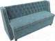 Миниатюра изображения товара Скамья кухонная мягкая Лига Диванов Лофт 239 / 104546 (велюр, бирюзовый)