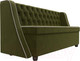 Миниатюра изображения товара Скамья кухонная мягкая Лига Диванов Лофт 239 / 104554 (микровельвет, зеленый)