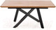 Миниатюра изображения товара Обеденный стол Halmar Capital (дуб натуральный/черный)