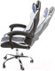 Миниатюра изображения товара Кресло геймерское Calviano Ultimato (черный/белый/голубой)