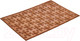 Миниатюра изображения товара Коврик грязезащитный VORTEX Greek 40x60 / 20103 (коричневый)