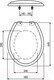 Миниатюра изображения товара Сиденье для унитаза Slovarm T-3542