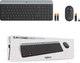 Миниатюра изображения товара Комплект клавиатура и мышь Logitech MK470 Slim Wireless Combo / 920-009206