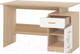 Миниатюра изображения товара Письменный стол Аквилон Кот №17 (туя светлая/белый)