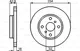Миниатюра изображения товара Тормозной диск Bosch 0986478585