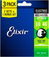 Миниатюра изображения товара Струны для электрогитары Elixir Strings 16552 10-46 Optiweb (3шт)