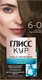 Миниатюра изображения товара Крем-краска для волос Глисс Кур Уход и увлажнение c гиалуроновой кислотой 6-0 (светло-каштановый)