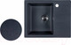 Миниатюра изображения товара Мойка кухонная БелЭворс Mila L (антрацит)