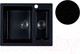 Миниатюра изображения товара Мойка кухонная БелЭворс Duet L (черный)