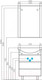 Миниатюра изображения товара Тумба с умывальником Акватон Ария 65 Н (1A1234K0AA010)