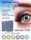 Миниатюра изображения товара Комплект контактных линз Hera Classic Grey Sph-5.50 (2шт)