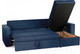 Миниатюра изображения товара Диван угловой Мебель-Парк Торонто 1 Evolution 12 Navy рогожка (темно-синий)