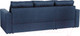 Миниатюра изображения товара Диван угловой Мебель-Парк Торонто 1 Evolution 12 Navy рогожка (темно-синий)