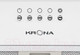 Миниатюра изображения товара Вытяжка скрытая Krona Runa 600 PB WH / 00026693