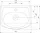 Миниатюра изображения товара Умывальник Rosa Уют 45