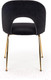 Миниатюра изображения товара Стул Halmar K385 (черный/золото)