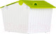 Миниатюра изображения товара Домик для клетки Voltrega 0315945 (белый/зеленый)