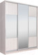 Миниатюра изображения товара Шкаф-купе Рэйгрупп 176450 YYX Elgon РГ-09.06 (ясень снежный/хром)