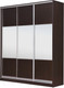 Миниатюра изображения товара Шкаф-купе Рэйгрупп 233450 VVX Elgon РГ-07.01 (венге/хром)