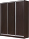 Миниатюра изображения товара Шкаф-купе Рэйгрупп 203450 VVX Elgon РГ-08.03 (венге/хром)