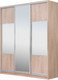 Миниатюра изображения товара Шкаф-купе Рэйгрупп 176450 TTX Elgon РГ-03.06 (дуб торонто/хром)