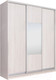 Миниатюра изображения товара Шкаф-купе Рэйгрупп 176450 YYX Elgon РГ-03.05 (ясень снежный/хром)