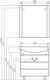 Миниатюра изображения товара Тумба с умывальником Акватон Ария Н 80 (1A1413K0AA010)