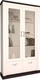 Миниатюра изображения товара Шкаф с витриной Интерлиния ТР-ШГ2В (вудлайн кремовый/дуб венге)