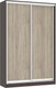 Миниатюра изображения товара Шкаф-купе Кортекс-мебель Сенатор ШК10-45 Классика ДСП (венге/дуб сонома)