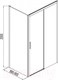 Миниатюра изображения товара Душевая стенка Aquanet Pleasure 90 / AE60-F-90H200U-BT (прозрачное стекло)