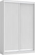 Миниатюра изображения товара Шкаф-купе Кортекс-мебель Сенатор ШК10-45 Классика ДСП (белый)