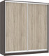 Миниатюра изображения товара Шкаф-купе Кортекс-мебель Сенатор ШК12 Классика ДСП (венге/дуб сонома)