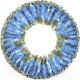 Миниатюра изображения товара Комплект контактных линз Hera Elegance Blue Sph-0.00 (2шт)