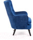 Миниатюра изображения товара Кресло мягкое Halmar Ravel (темно-синий/черный)