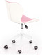Миниатюра изображения товара Кресло офисное Halmar Matrix 3 (розово-белый)