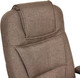 Миниатюра изображения товара Кресло офисное Tetchair Bergamo ткань (хром/коричневый 3M7-147)