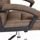 Миниатюра изображения товара Кресло офисное Tetchair Bergamo ткань (хром/коричневый 3M7-147)