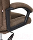 Миниатюра изображения товара Кресло офисное Tetchair Bergamo ткань (хром/коричневый 3M7-147)