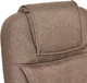 Миниатюра изображения товара Кресло офисное Tetchair Bergamo ткань (хром/коричневый 3M7-147)