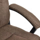 Миниатюра изображения товара Кресло офисное Tetchair Bergamo ткань (хром/коричневый 3M7-147)