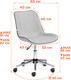Миниатюра изображения товара Кресло офисное Tetchair Style ткань (серый F68)