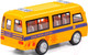 Миниатюра изображения товара Автобус игрушечный Полесье Школьный инерционный со звуком и светом / 78971