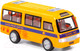 Миниатюра изображения товара Автобус игрушечный Полесье Школьный инерционный со звуком и светом / 78971